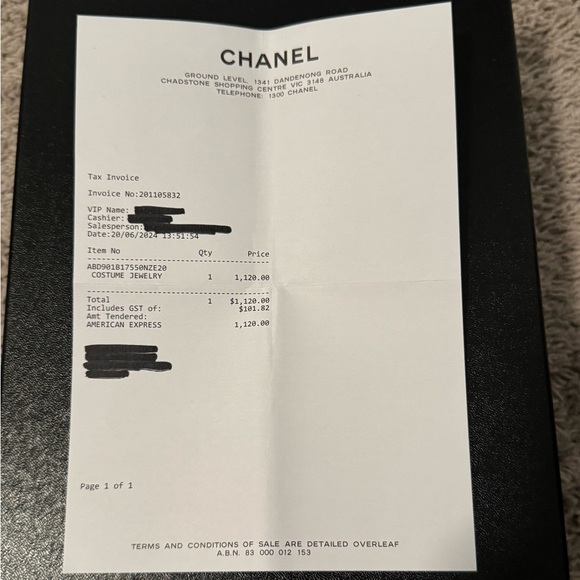 Crystal Pearl CC Heart Drop Necklace Gold White - Picture 15 of 16